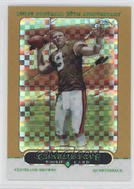 2005 Topps Chrome - [Base] - Gold X-Fractor #176 - Charlie Frye /399