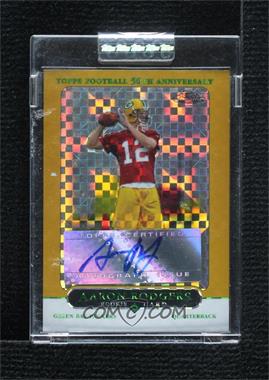2005 Topps Chrome - [Base] - Gold X-Fractor #190 - Aaron Rodgers /399 [Uncirculated]