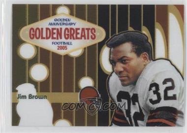 2005 Topps Chrome - Golden Greats #GA7 - Jim Brown