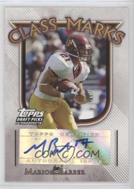 2005 Topps Draft Picks & Prospects - Class Marks #CM-MB - Marion Barber III