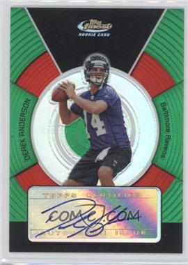 2005 Topps Finest - [Base] - Green Refractor #_DEAN - Derek Anderson /199