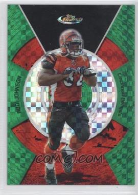 2005 Topps Finest - [Base] - Green X-Fractor #92 - Rudi Johnson /50