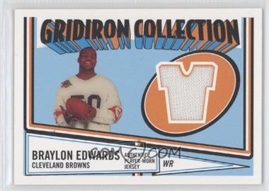 2005 Topps Heritage - Gridiron Collection Relics #GCR-BE - Braylon Edwards