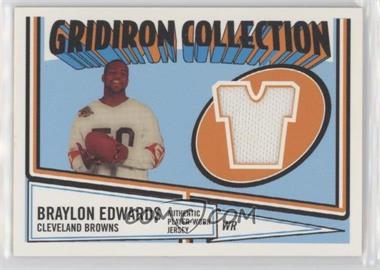 2005 Topps Heritage - Gridiron Collection Relics #GCR-BE - Braylon Edwards