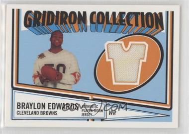 2005 Topps Heritage - Gridiron Collection Relics #GCR-BE - Braylon Edwards