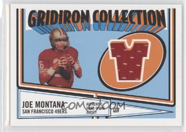 2005 Topps Heritage - Gridiron Collection Relics #GCR-JM - Joe Montana