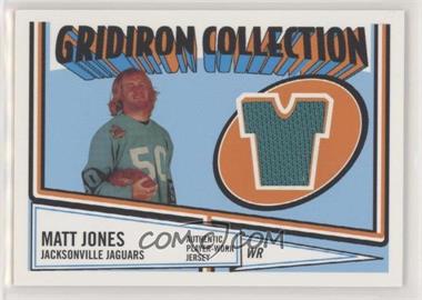 2005 Topps Heritage - Gridiron Collection Relics #GCR-MJ - Matt Jones