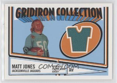 2005 Topps Heritage - Gridiron Collection Relics #GCR-MJ - Matt Jones