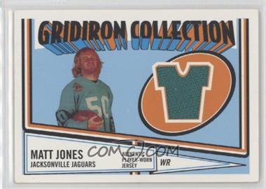 2005 Topps Heritage - Gridiron Collection Relics #GCR-MJ - Matt Jones