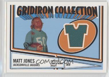 2005 Topps Heritage - Gridiron Collection Relics #GCR-MJ - Matt Jones