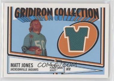 2005 Topps Heritage - Gridiron Collection Relics #GCR-MJ - Matt Jones