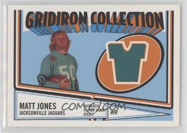 2005 Topps Heritage - Gridiron Collection Relics #GCR-MJ - Matt Jones