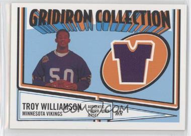 2005 Topps Heritage - Gridiron Collection Relics #GCR-TW - Troy Williamson