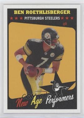 2005 Topps Heritage - New Age Performers #NAP3 - Ben Roethlisberger