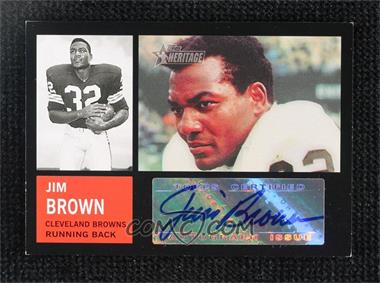 2005 Topps Heritage - Real One Autographs #ROA-JB - Jim Brown