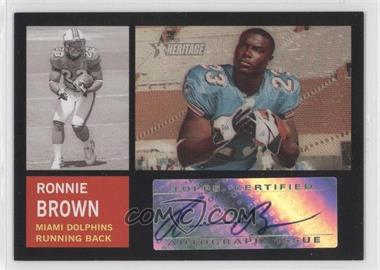 2005 Topps Heritage - Real One Autographs #ROA-RB - Ronnie Brown