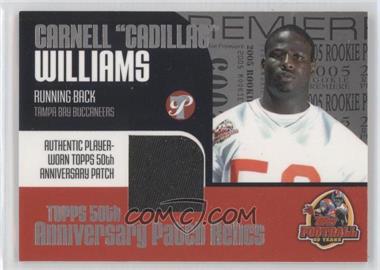 2005 Topps Pristine - 50th Anniversary Patch Relics #PR-CW - Carnell "Cadillac" Williams /150