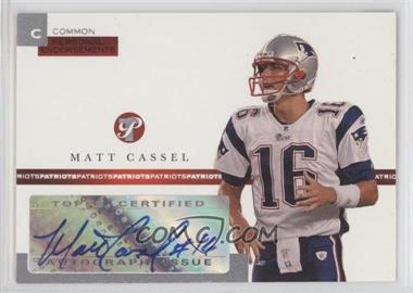 2005 Topps Pristine - Personal Endorsements Autographs #PEC-MC - Matt Cassel /1500