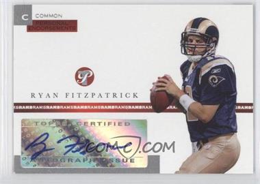 2005 Topps Pristine - Personal Endorsements Autographs #PEC-RF - Ryan Fitzpatrick /1500