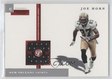 2005 Topps Pristine - Personal Pieces Relics Common #PPC-JH - Joe Horn /750