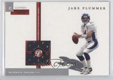 2005 Topps Pristine - Personal Pieces Relics Common #PPC-JP - Jake Plummer /750