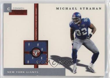 2005 Topps Pristine - Personal Pieces Relics Common #PPC-MS - Michael Strahan /1000