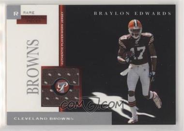 2005 Topps Pristine - Personal Pieces Relics Rare #PPR-BE - Braylon Edwards /75