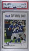 Eli Manning [PSA 10 GEM MT] #/1,000