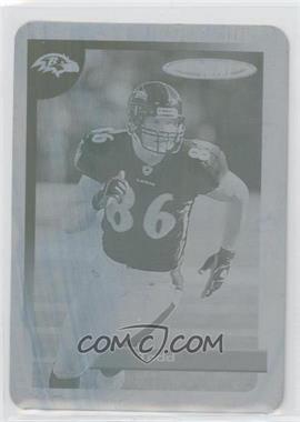 2005 Topps Total - [Base] - Printing Press Plate Cyan Front #308 - Todd Heap /1