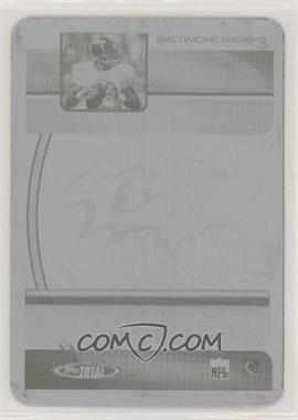 2005 Topps Total - [Base] - Printing Press Plate Yellow Back #34 - Kyle Boller /1