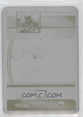 2005 Topps Total - [Base] - Printing Press Plate Yellow Back #95 - Tatum Bell /1