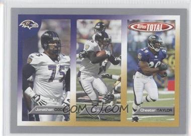 2005 Topps Total - [Base] - Silver #12 - Jonathan Ogden, B.J. Sams, Chester Taylor