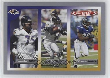 2005 Topps Total - [Base] - Silver #12 - Jonathan Ogden, B.J. Sams, Chester Taylor