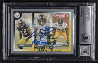 Joey Porter, Larry Foote, Alonzo Jackson [BAS BGS Authentic]