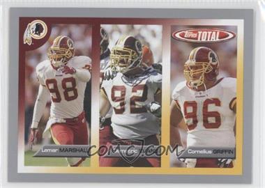 2005 Topps Total - [Base] - Silver #398 - Lemar Marshall, Demetric Evans, Cornelius Griffin