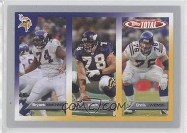 2005 Topps Total - [Base] - Silver #407 - Bryant McKinnie, Matt Birk, Chris Liwienski