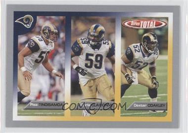 2005 Topps Total - [Base] - Silver #69 - Pisa Tinoisamoa, Chris Claiborne, Dexter Coakley