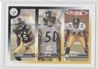 Joey Porter, Larry Foote, Alonzo Jackson