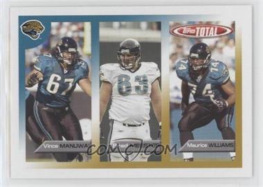 2005 Topps Total - [Base] #403 - Vince Manuwai, Brad Meester, Maurice Williams