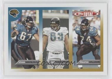 2005 Topps Total - [Base] #403 - Vince Manuwai, Brad Meester, Maurice Williams