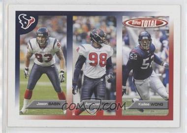 2005 Topps Total - [Base] #91 - Jason Babin, Antwan Peek, Kailee Wong