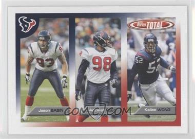 2005 Topps Total - [Base] #91 - Jason Babin, Antwan Peek, Kailee Wong