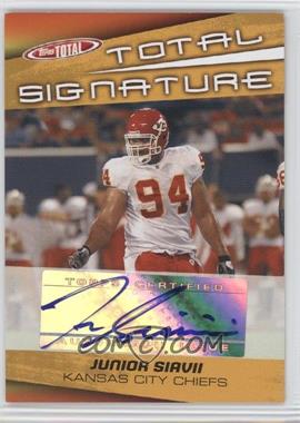 2005 Topps Total - Signatures #TS-JS - Junior Siavii