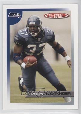 2005 Topps Total - Team Checklist #TC28 - Shaun Alexander