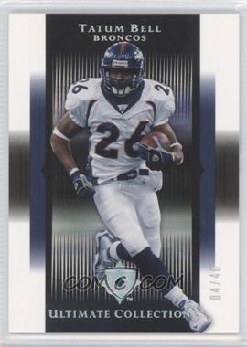 2005 Ultimate Collection - [Base] - Spectrum #27 - Tatum Bell /40
