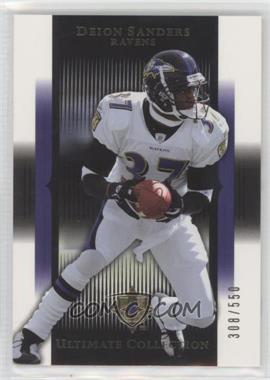 2005 Ultimate Collection - [Base] #8 - Deion Sanders /550