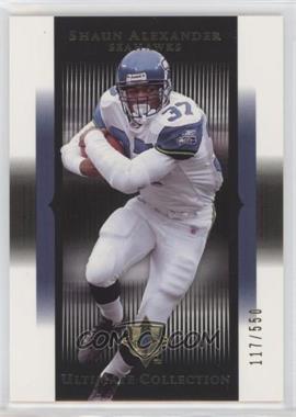 2005 Ultimate Collection - [Base] #85 - Shaun Alexander /550