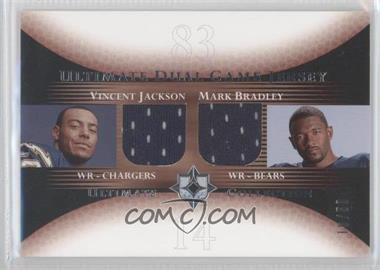 2005 Ultimate Collection - Ultimate Dual Game Jersey #DJ-JB - Vincent Jackson, Mark Bradley /50