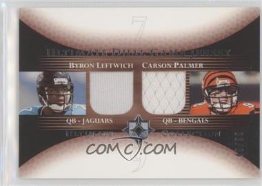 2005 Ultimate Collection - Ultimate Dual Game Jersey #DJ-LP - Byron Leftwich, Carson Palmer /50