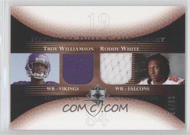 2005 Ultimate Collection - Ultimate Dual Game Jersey #DJ-TR - Troy Williamson, Roddy White /50